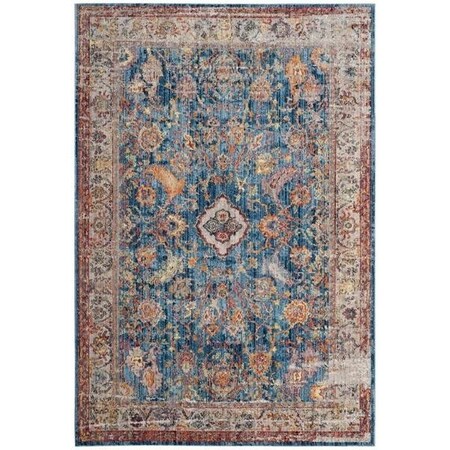 Safavieh 10 x 14 ft. Bristol Power Loomed Area RugBlue & Light Grey BTL361C-10